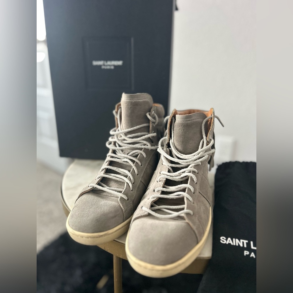 Saint Laurent High-Top Sneakers | designer | urban street fashion | - Picture 4 of 7